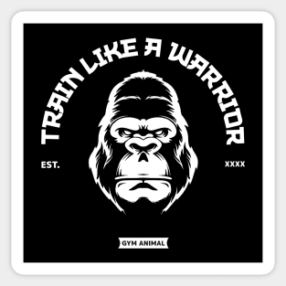 Train Monkey Sticker